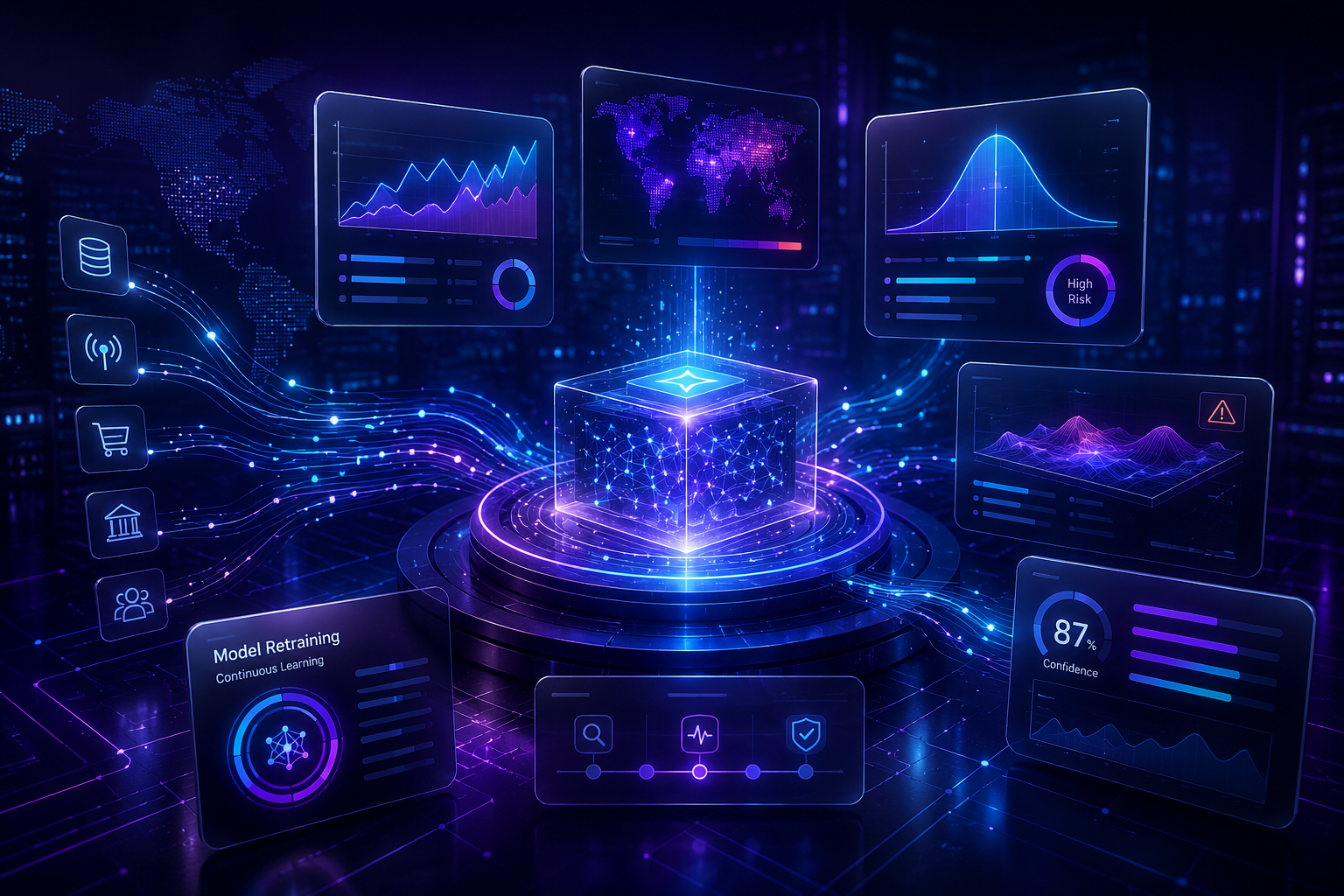 Predictive risk modeling visualization